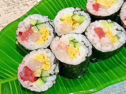 マグロとホタテ入り中巻き♪